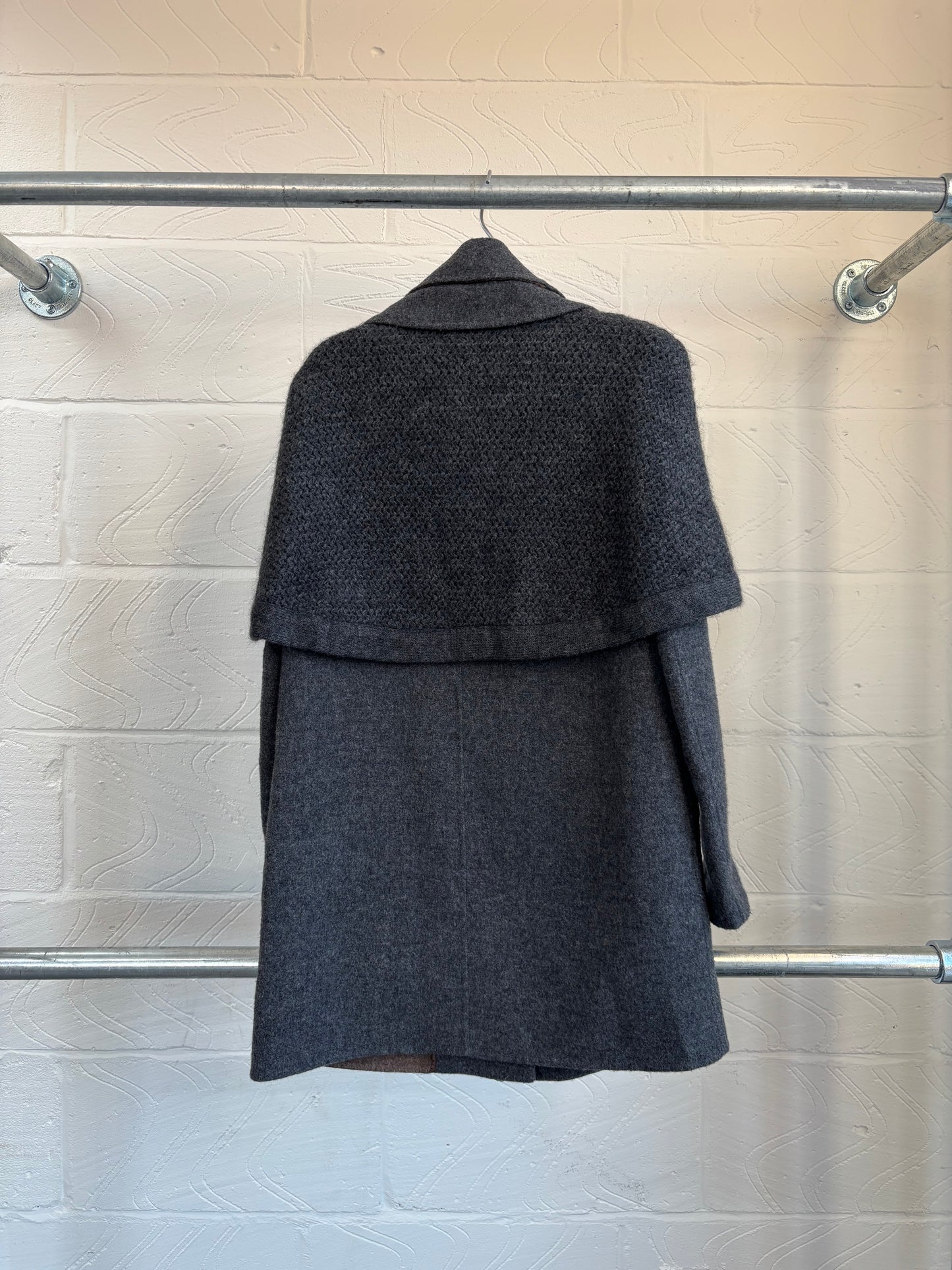 KOREAN WOOL LAYERED PEA COAT