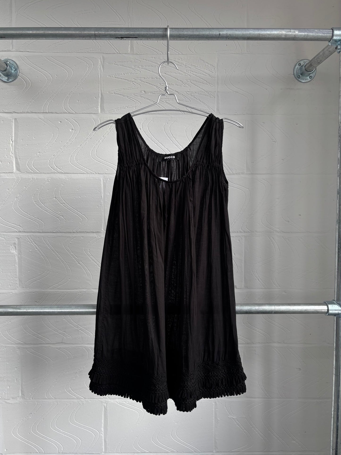 ZUCCA COTTON SHEER DRESS