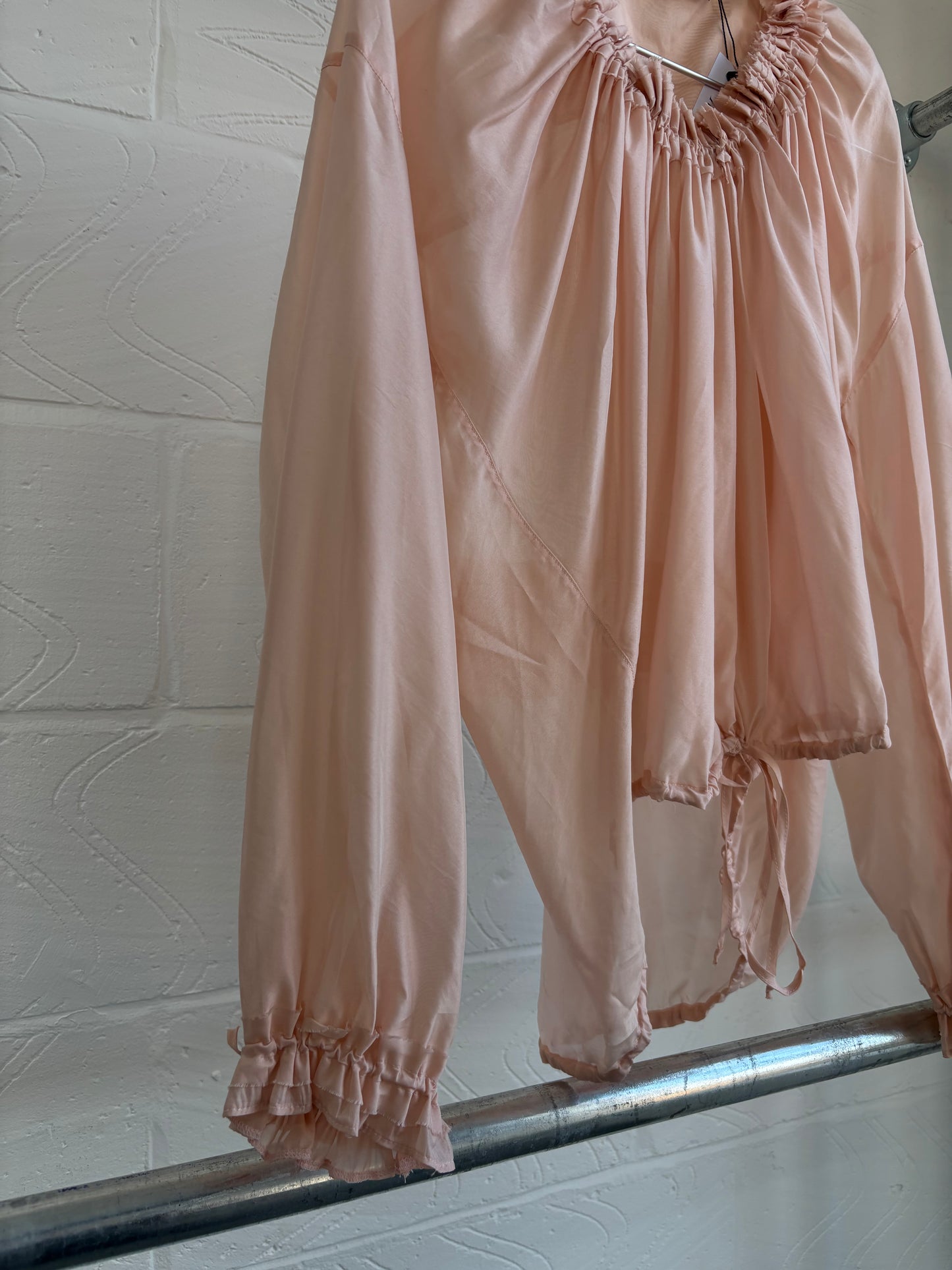 DSQUARED2 CIRCA 2019 SILK BLEND BLOUSE