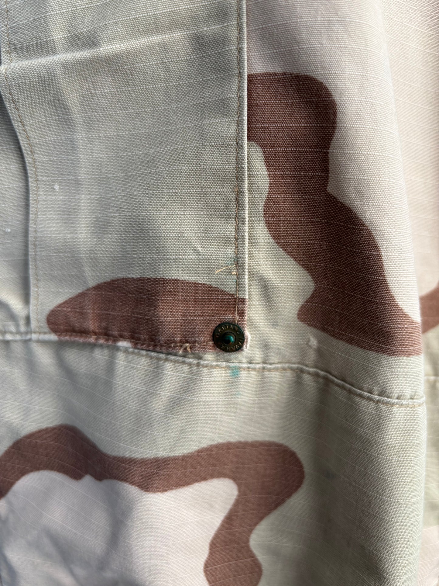 GAETANO NAVARRO CAMO CROPPED TROUSERS