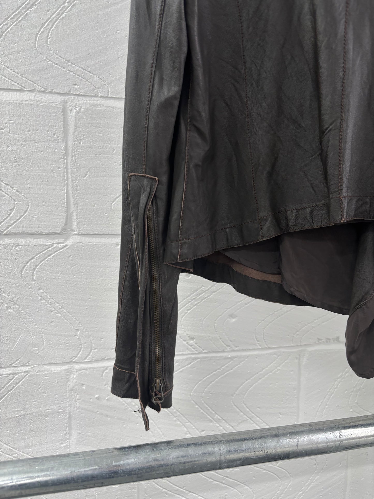 SHEEPSKIN LEATHER JACKET