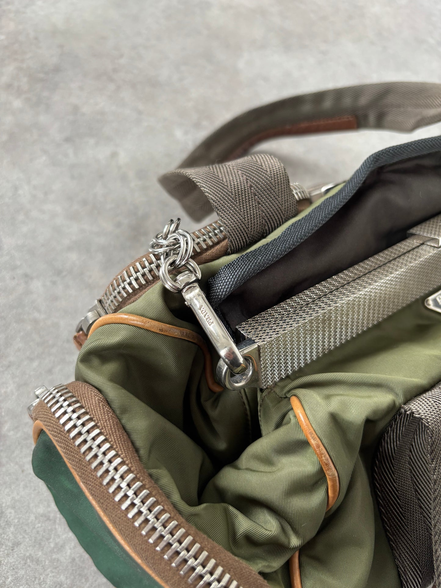 PRADA SS2004 CLASP CHAIN BAG