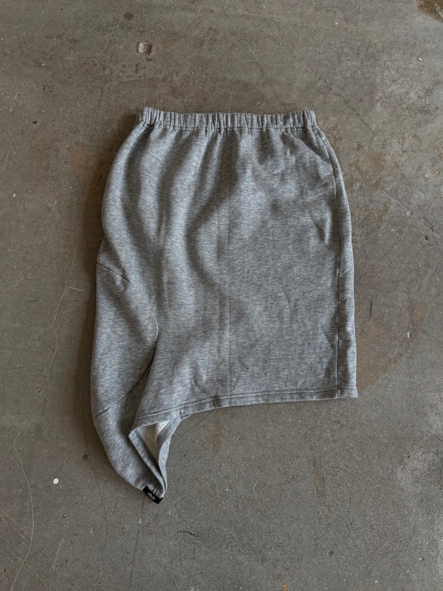 ZUCCA ASYMMETRIC GREY JERSEY SKIRT