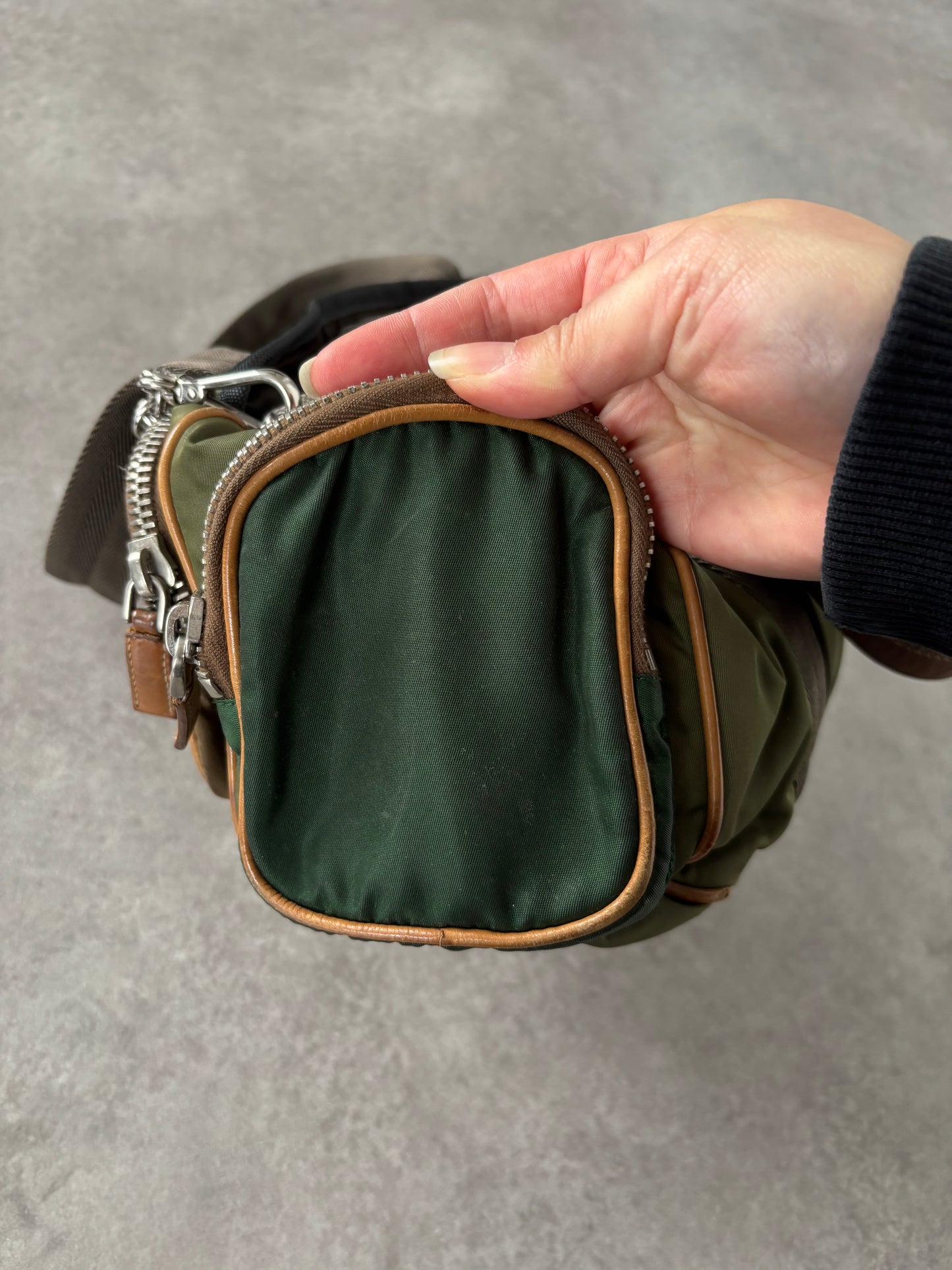 PRADA SS2004 CLASP CHAIN BAG