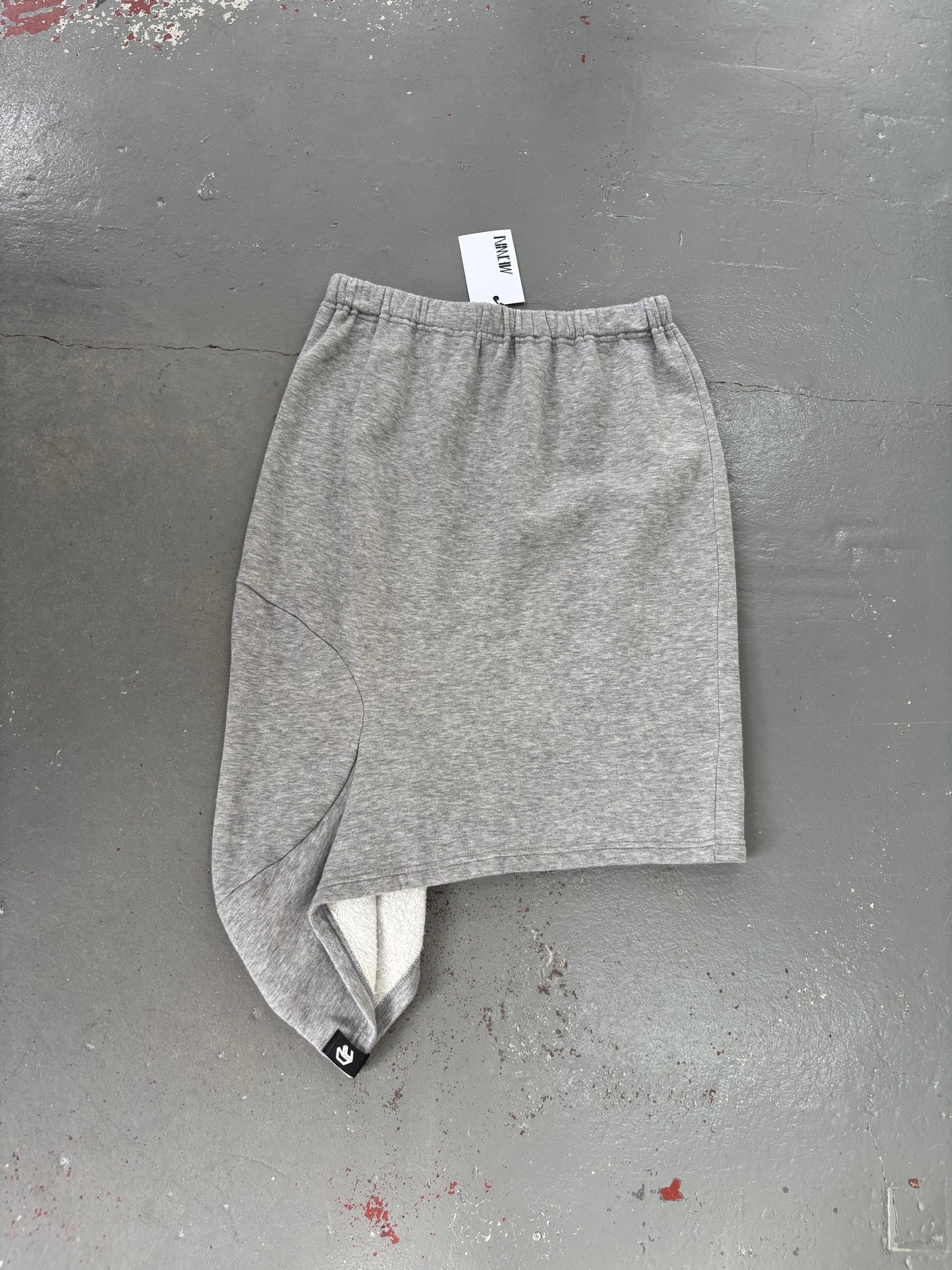 ZUCCA DEFORMED JERSEY SKIRT