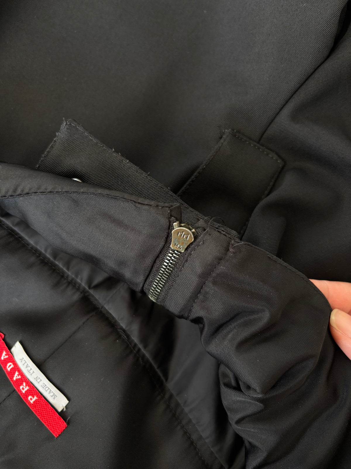 PRADA CIRCA 2007 WOOL CROPPED TROUSERS