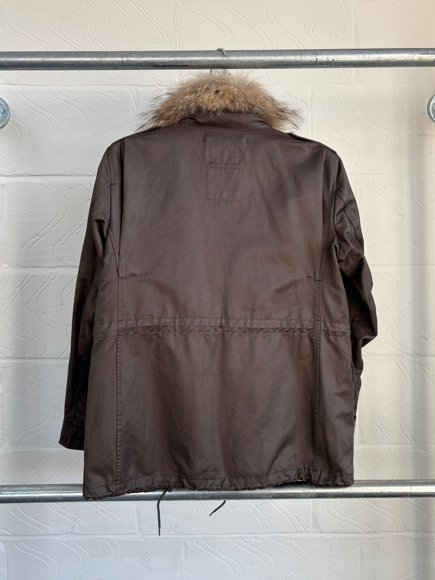 ZUCCA AW08 UTILITY FUR COLLAR JACKET