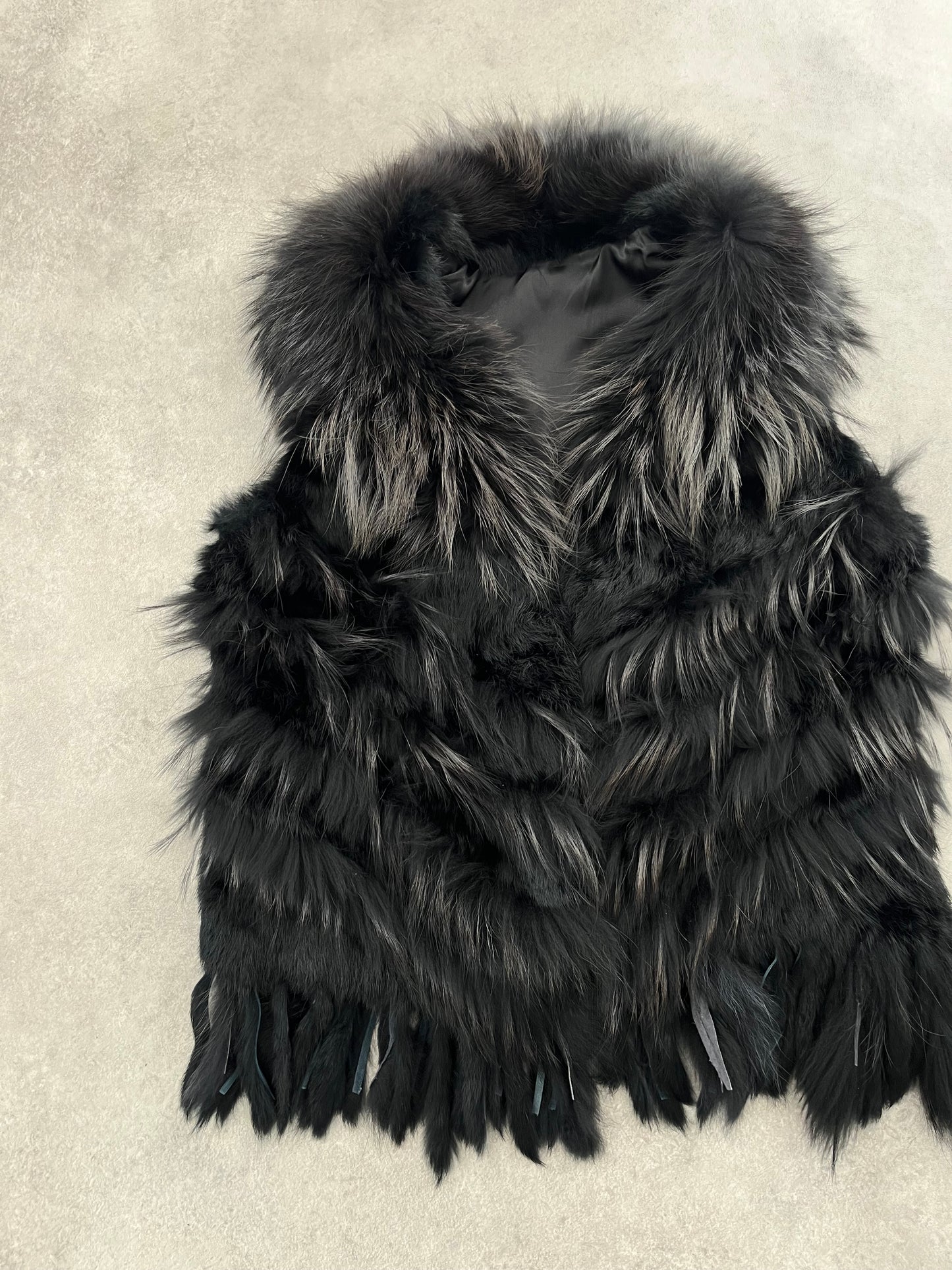 VINTAGE REAL FUR GILET