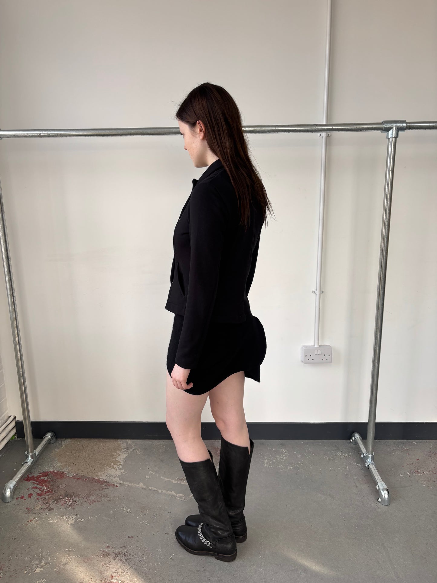 VIVIENNE WESTWOOD WOOL DEFORMED SKIRT