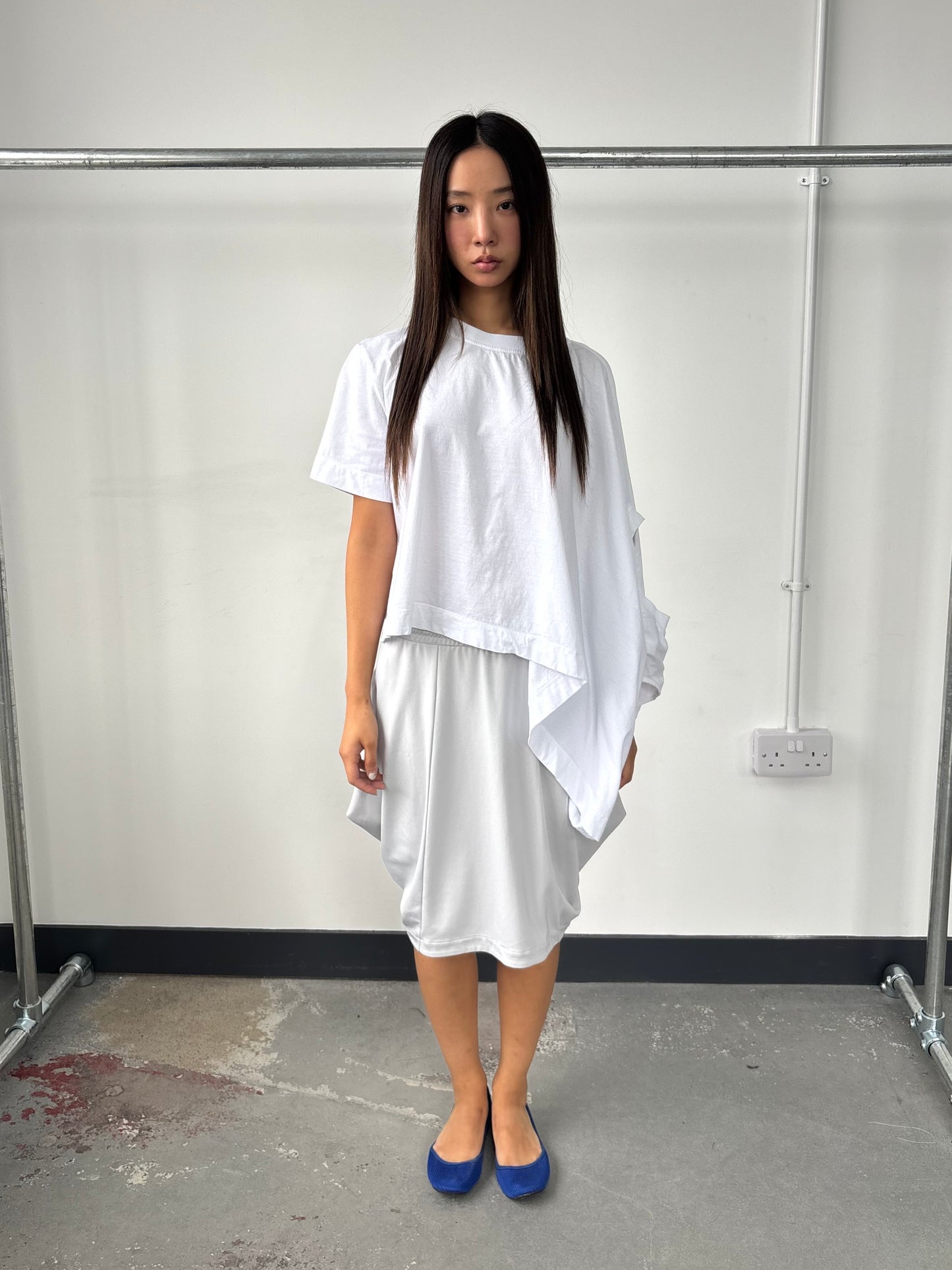 MARITHE DEFORMED BATWING SKIRT