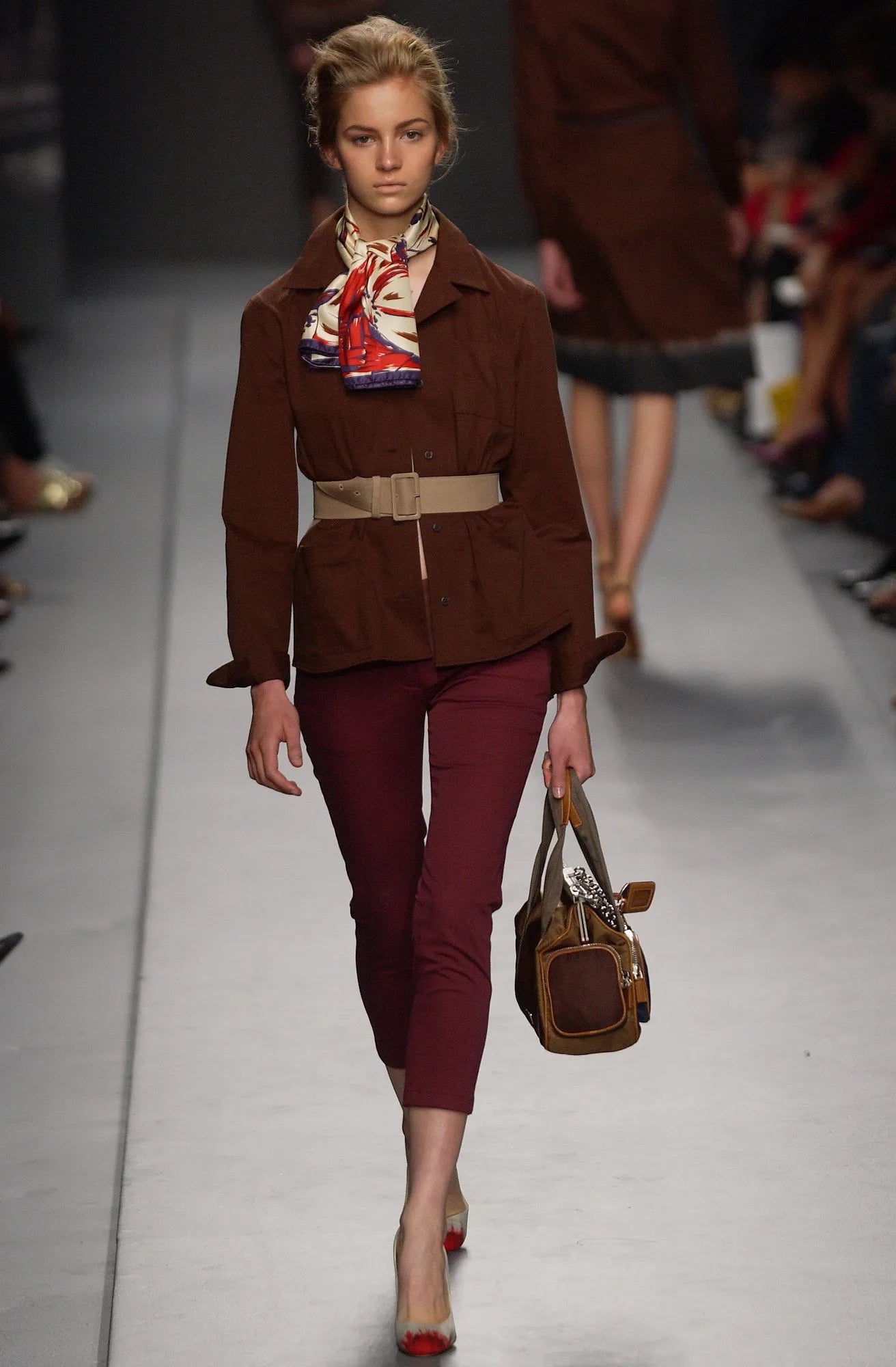 PRADA SS2004 CLASP CHAIN BAG