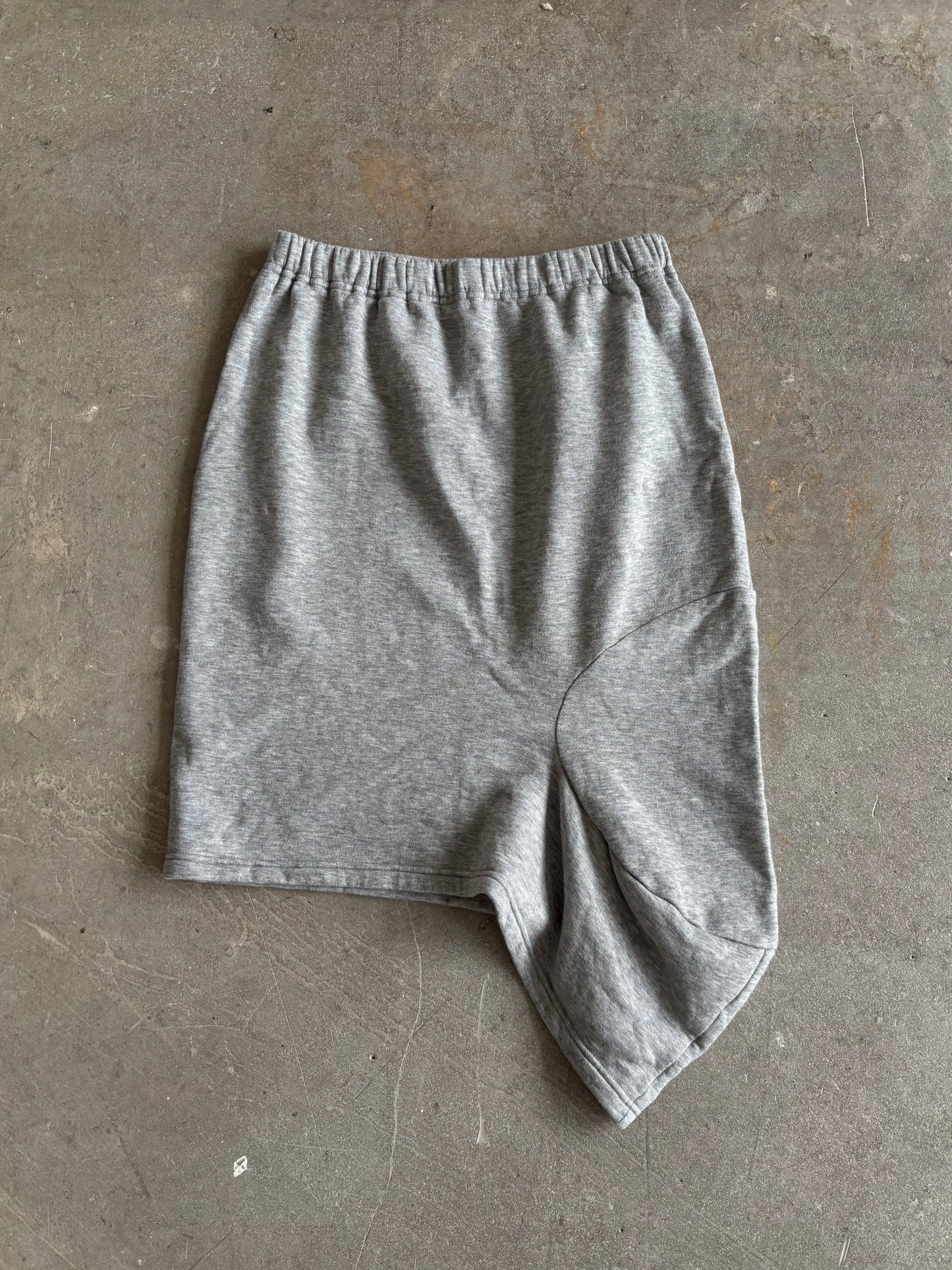 ZUCCA ASYMMETRIC GREY JERSEY SKIRT