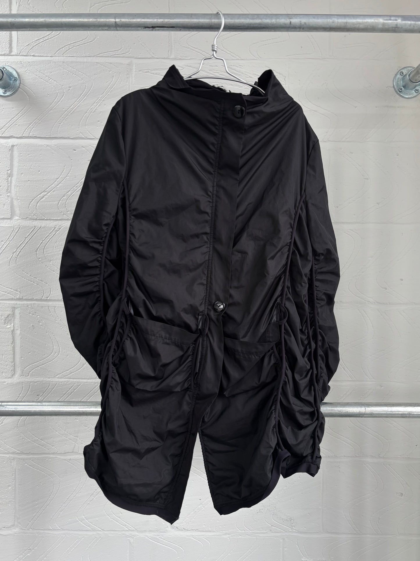 RUCHED PARKA JACKET