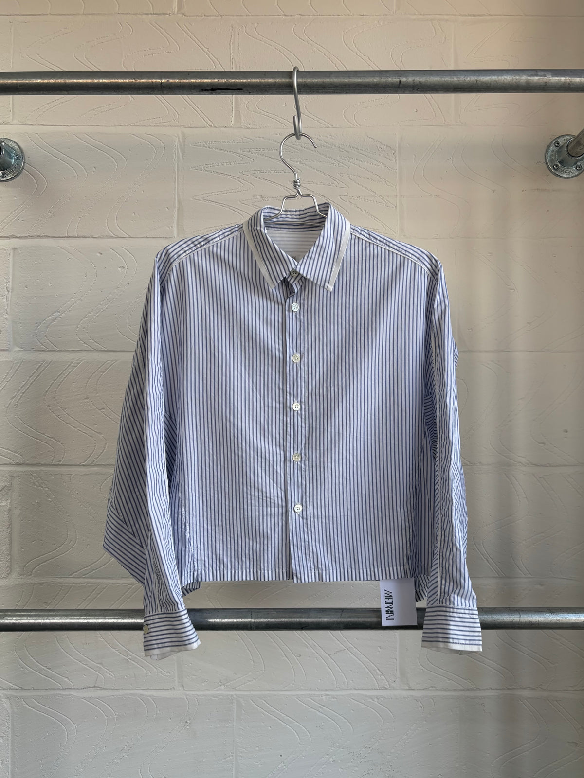 Y'S LATE 2010S BATWING STRIPE SHIRT