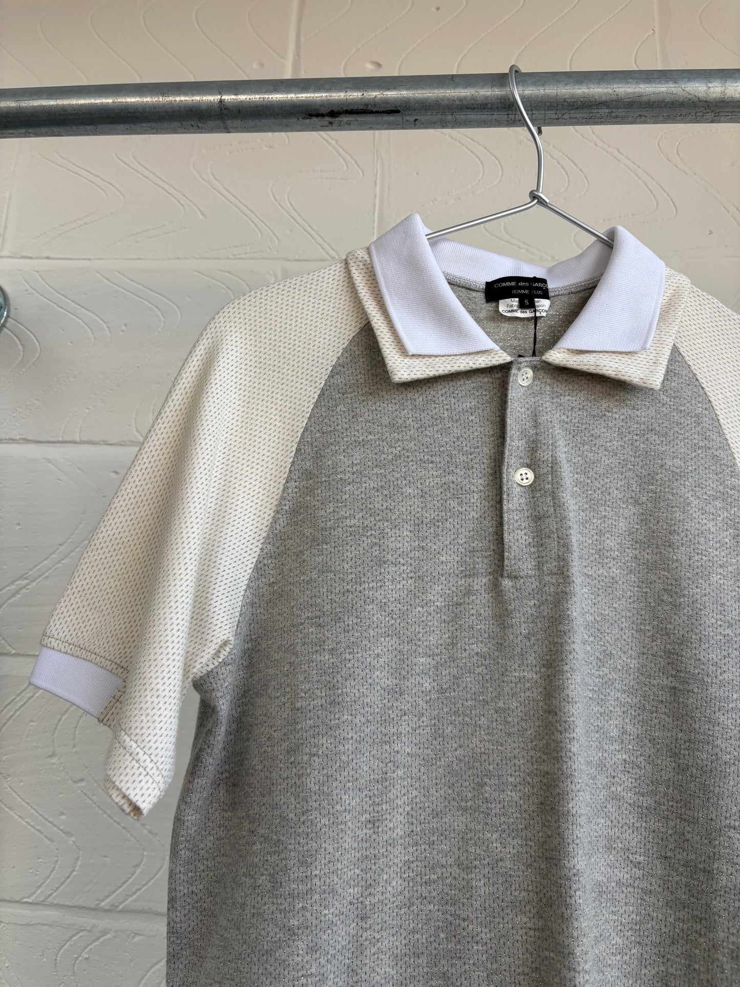 CDG HOMME SS07 DOUBLE COLLAR POLO SHIRT