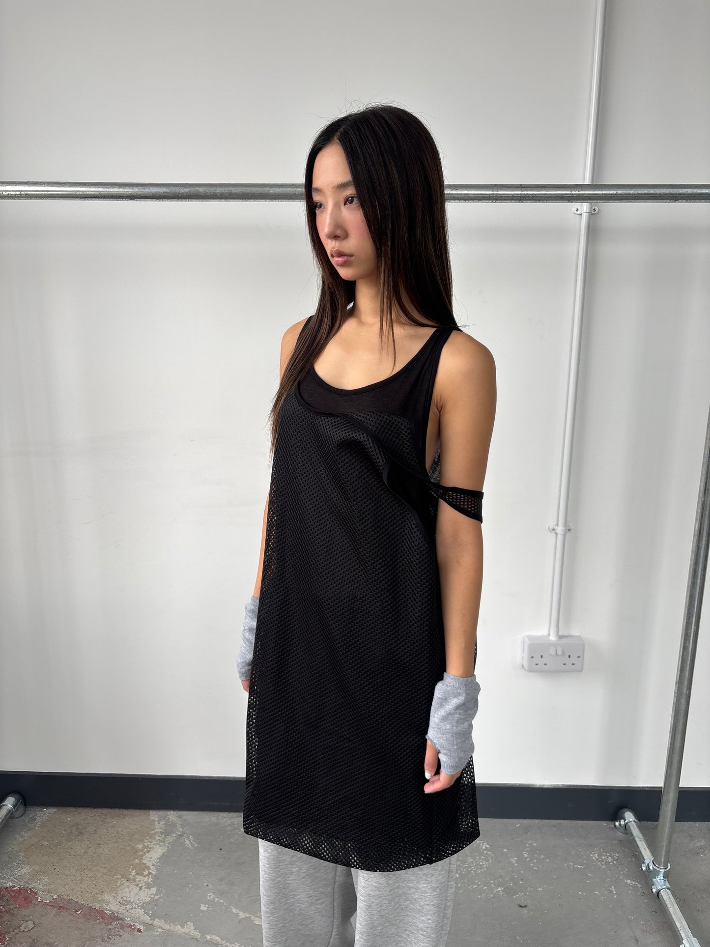 LIMI FEU CIRCA 2005 PERFORATED DRESS