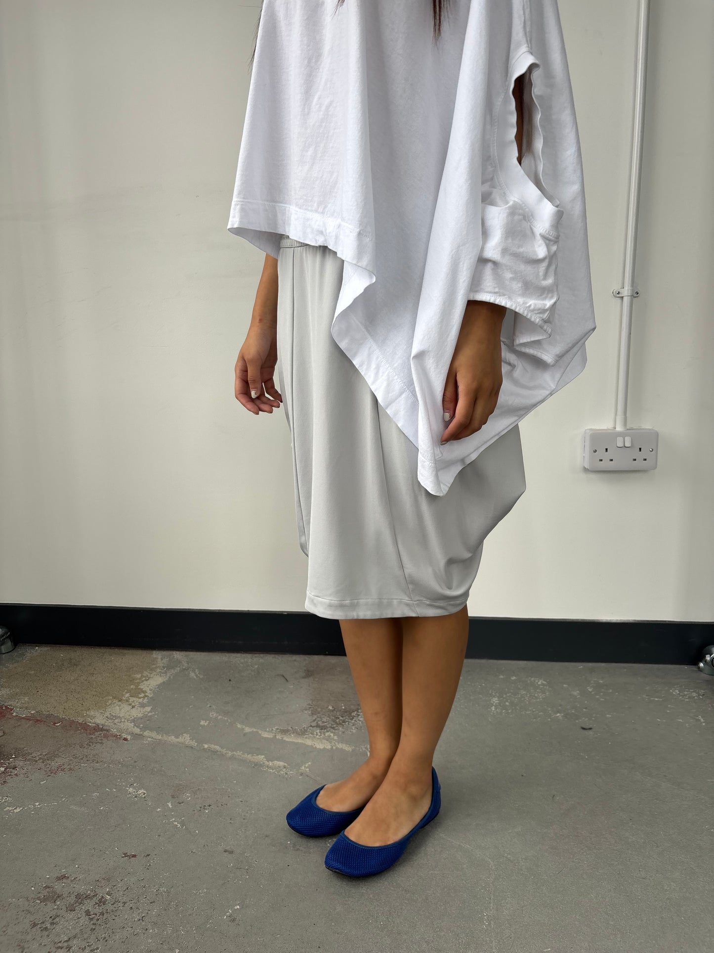 MARITHE DEFORMED BATWING SKIRT