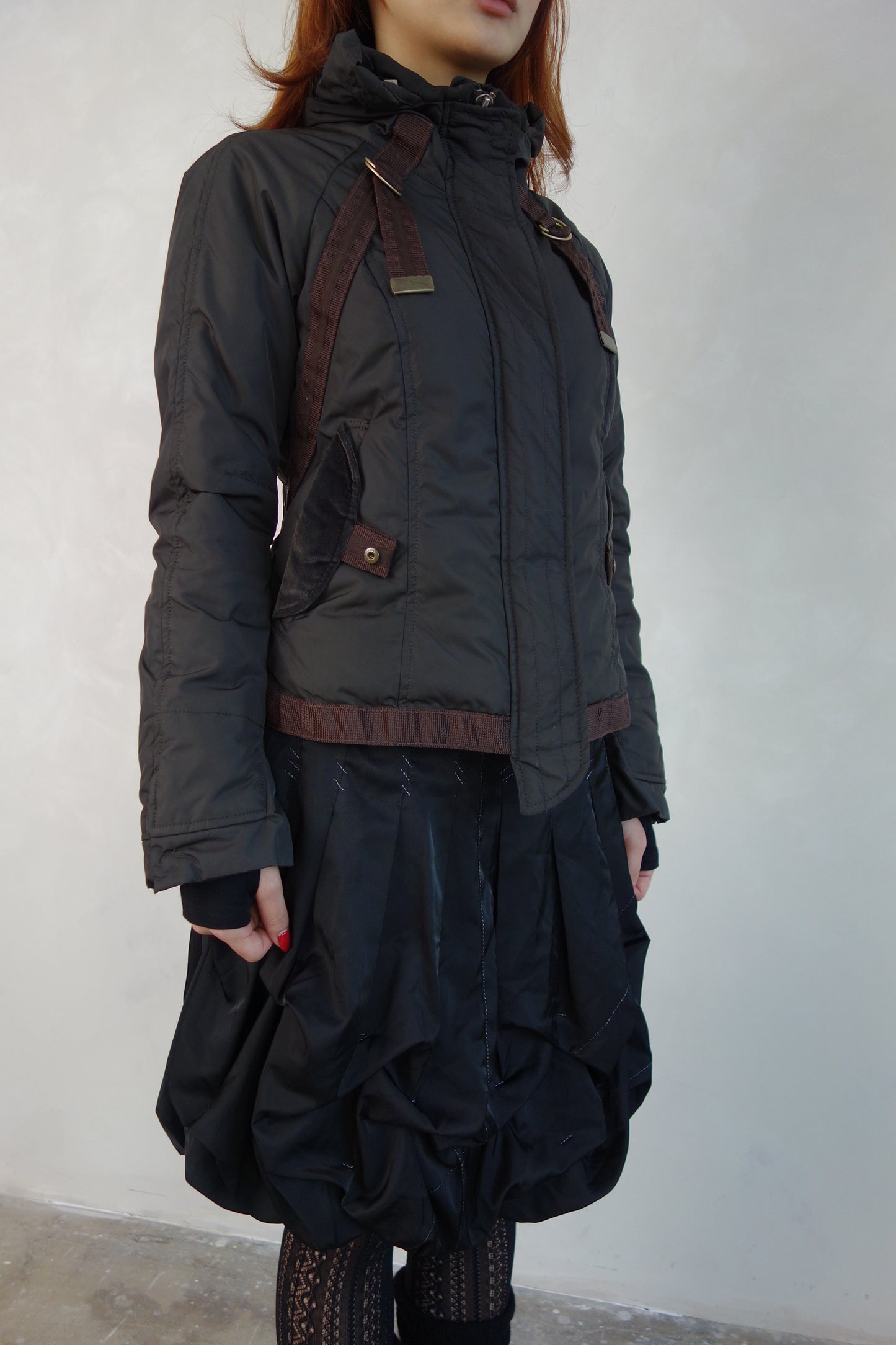 MARITHÉ FRANÇOIS GIRBAUD BONDAGE SHORT JACKET