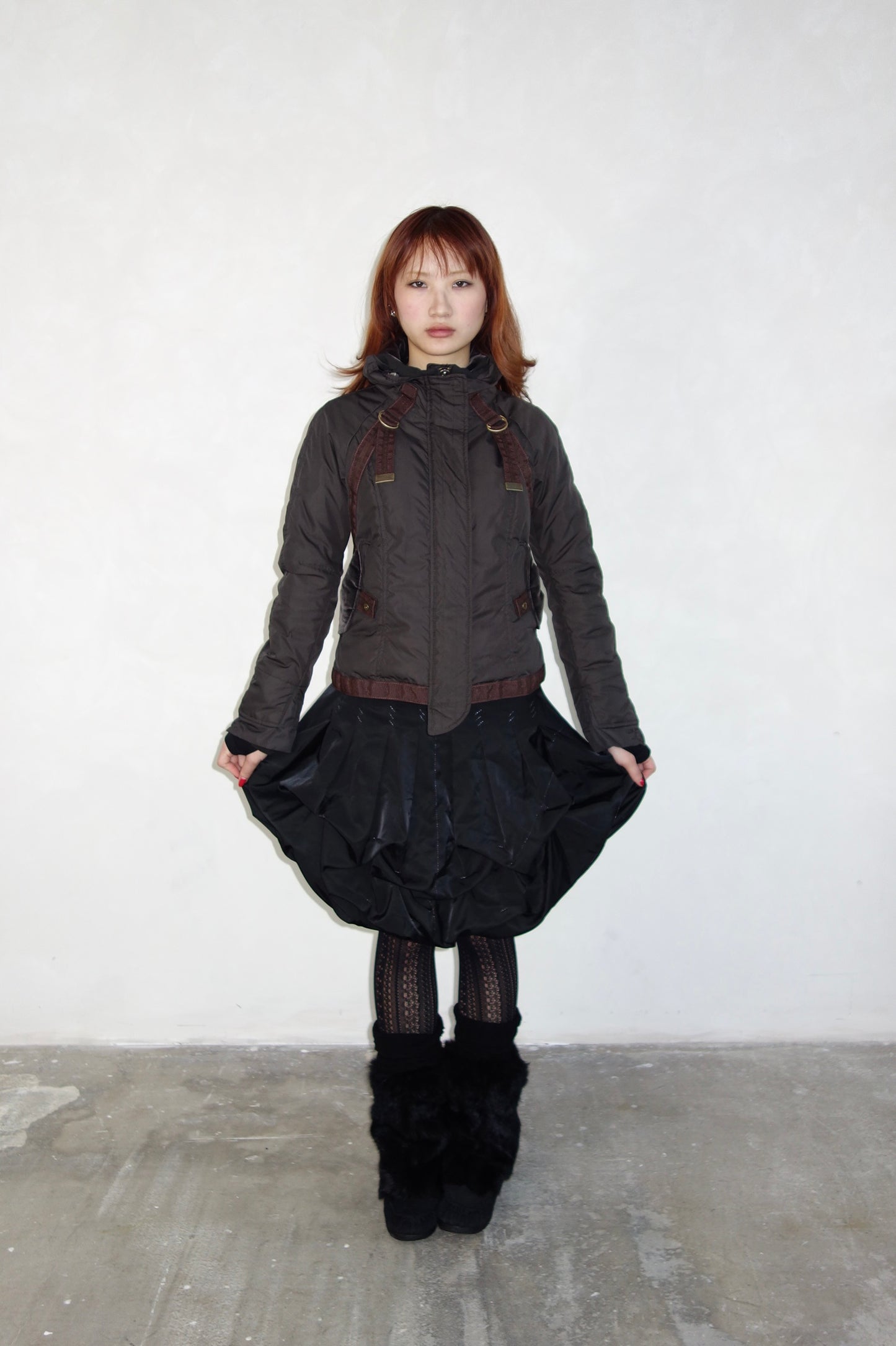 MARITHÉ FRANÇOIS GIRBAUD BONDAGE SHORT JACKET