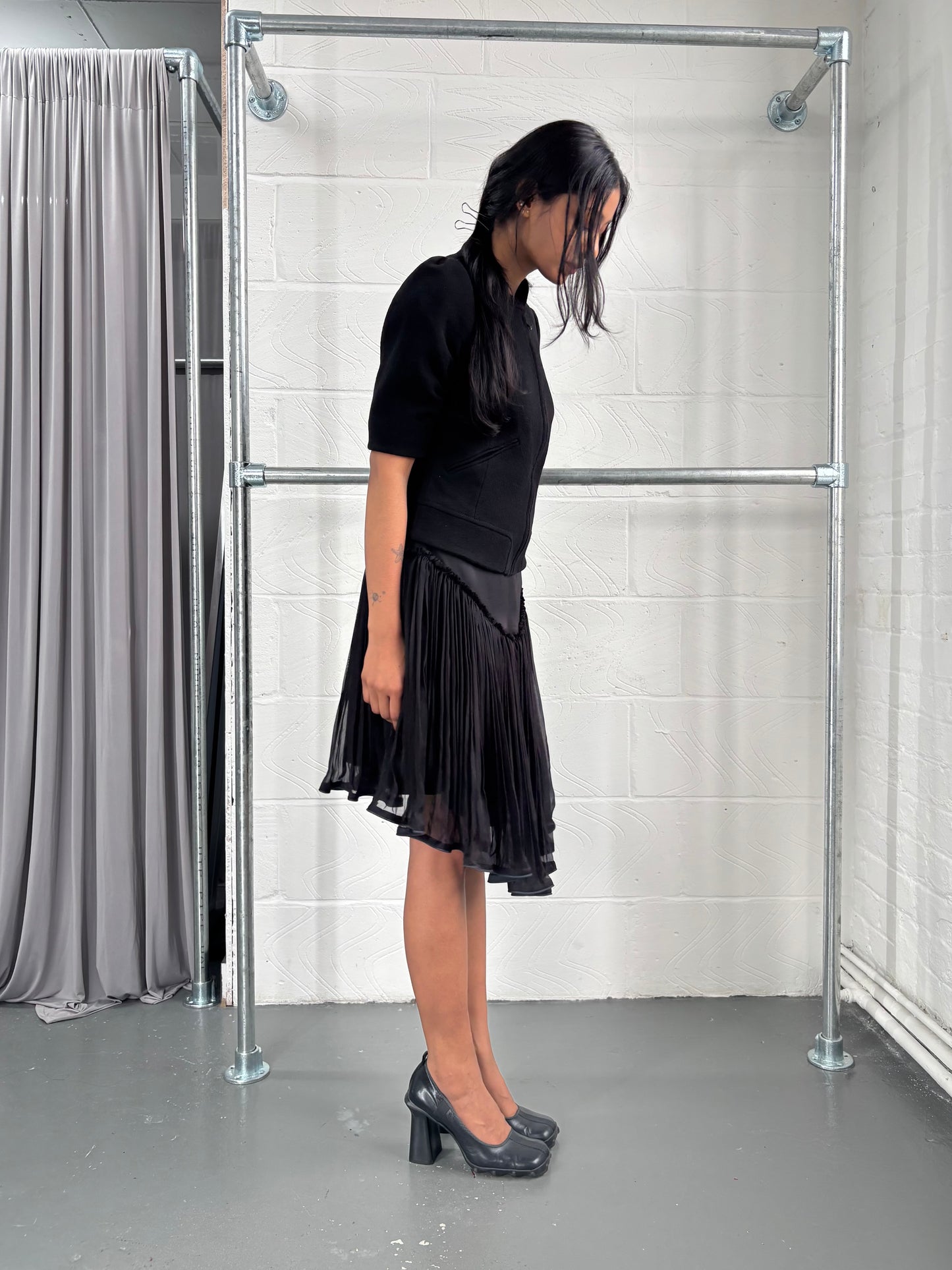 SHARON WAUCHOB 100% SILK SKIRT