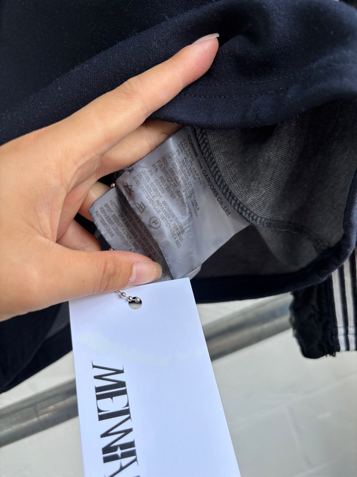 CDG SS2005 FRILLY SLEEVE SWEATSHIRT