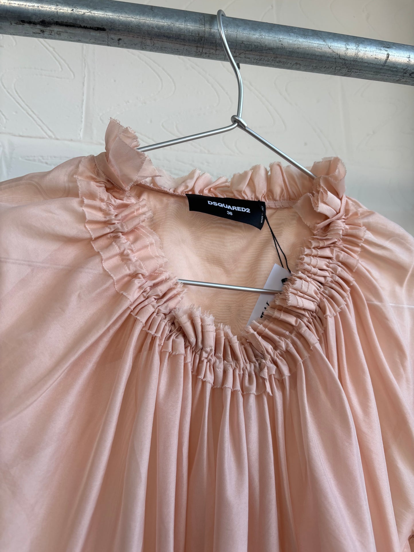 DSQUARED2 CIRCA 2019 SILK BLEND BLOUSE