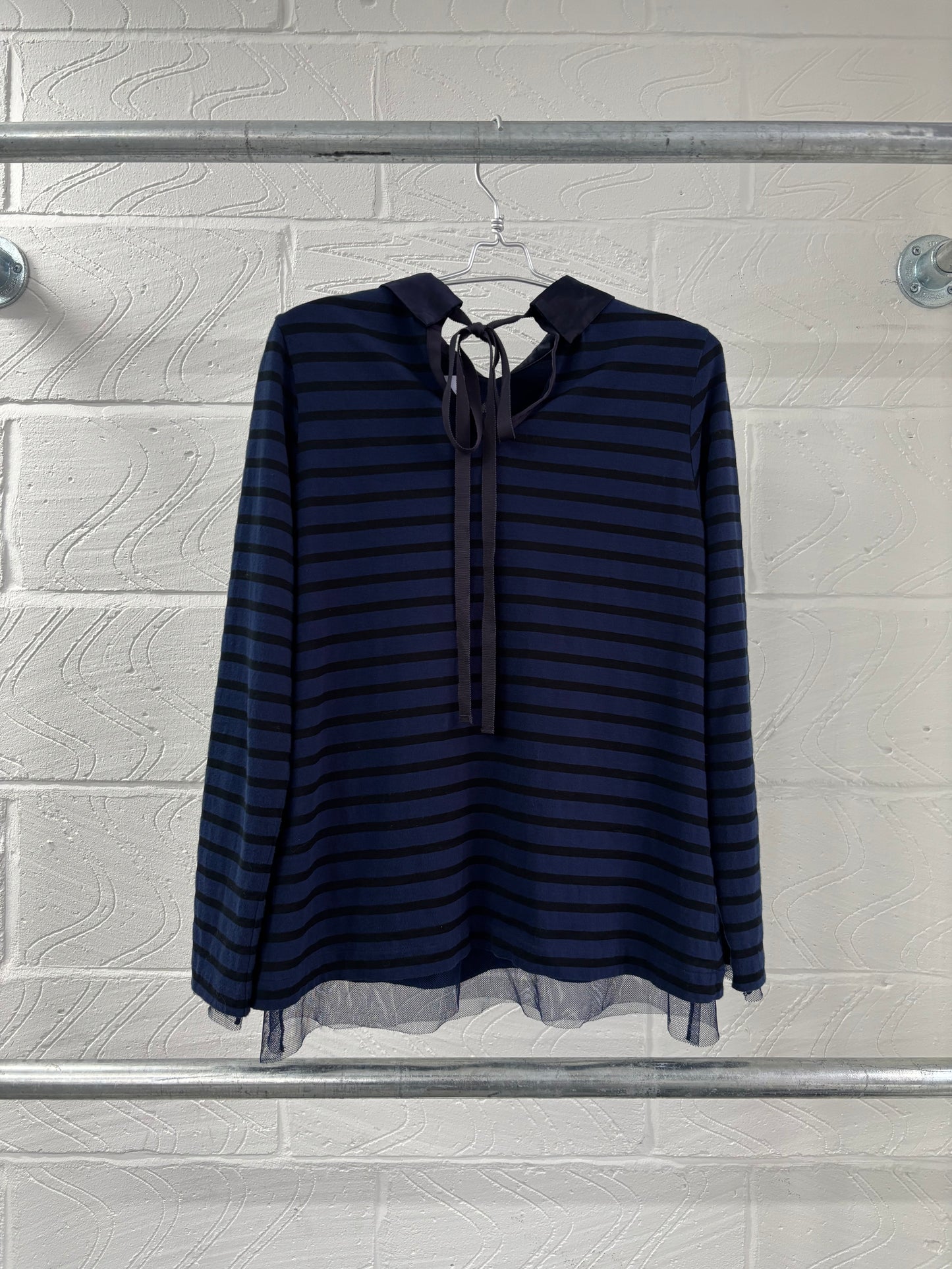 SACAI LUCK AW13 STRIPE TOP