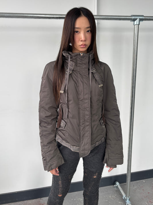 MARITHE GREY BONDAGE JACKET