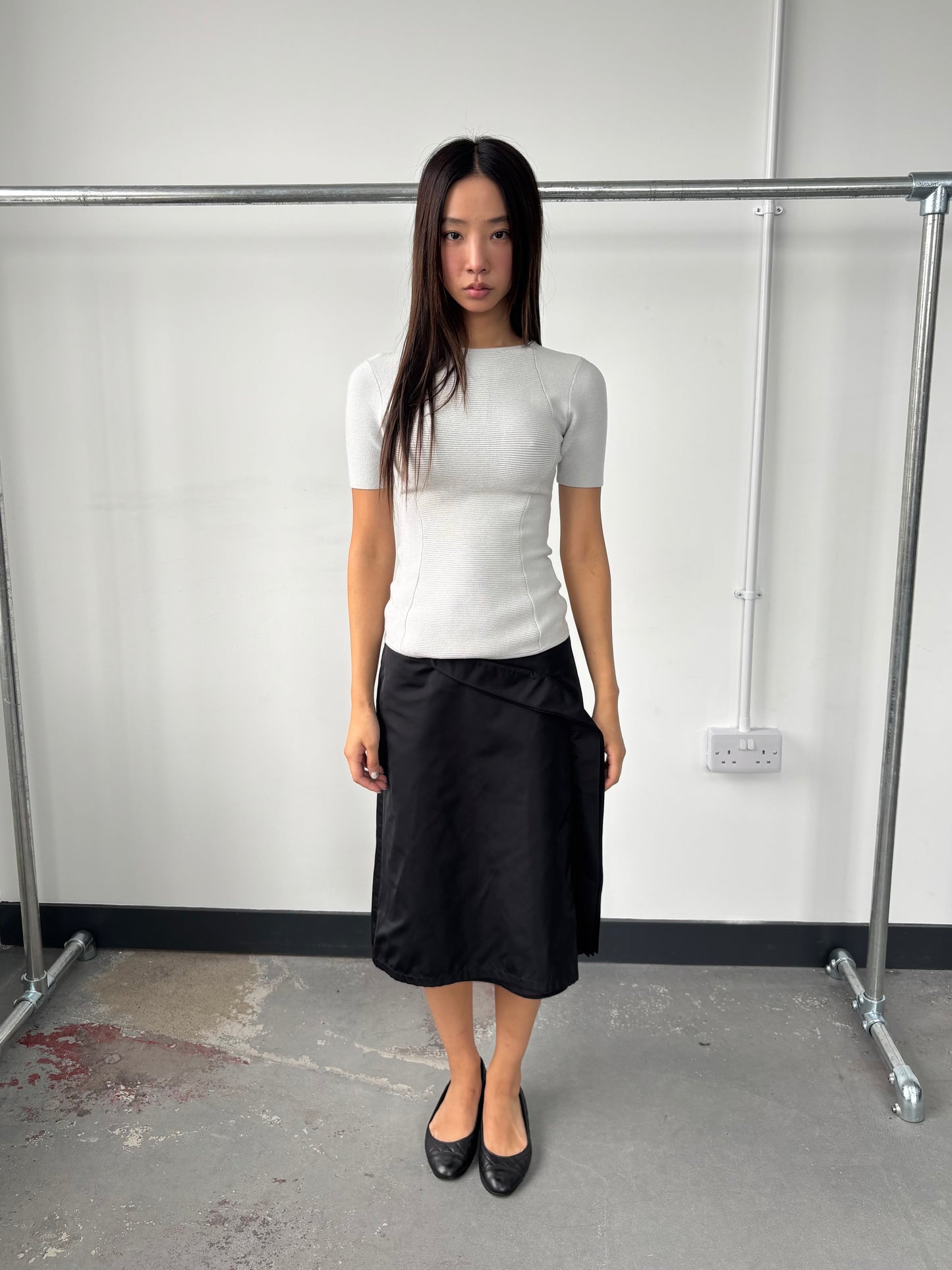 BERARDI KNIT SCULT TOP