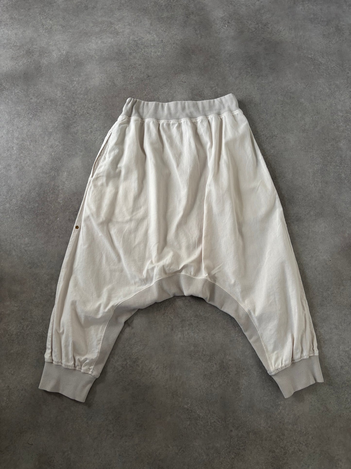 MERCIBEAUCOUP DROP CROTCH TROUSERS