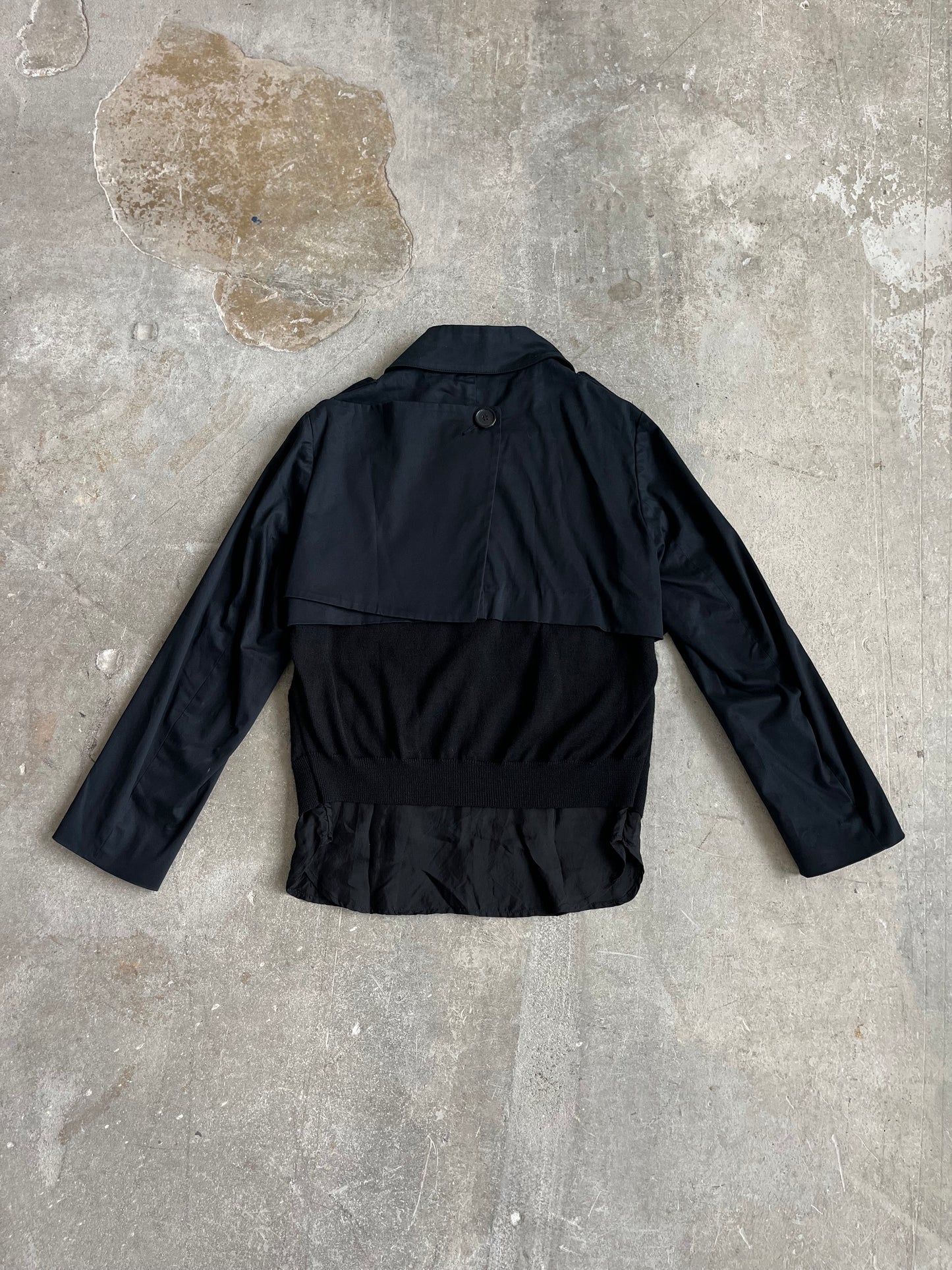 LAYERED TRENCH JACKET