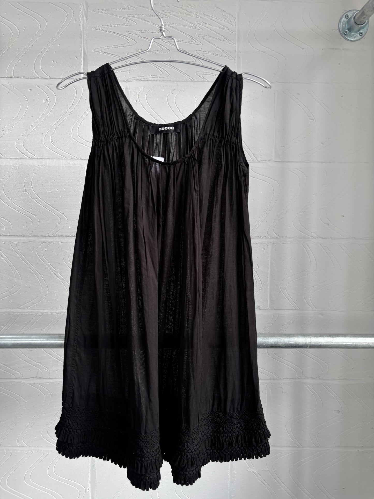 ZUCCA COTTON SHEER DRESS