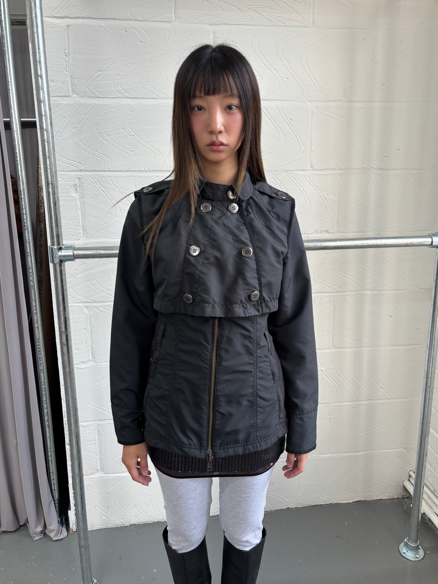 STELLA MCCARTNEY ADIDAS LAYERED TRENCH