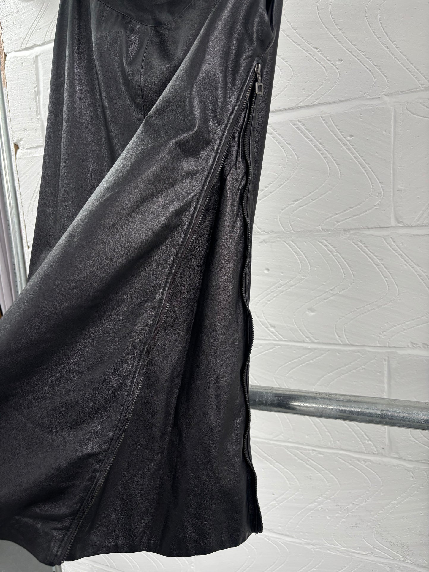 SARAH PACINI LEATHER DRESS