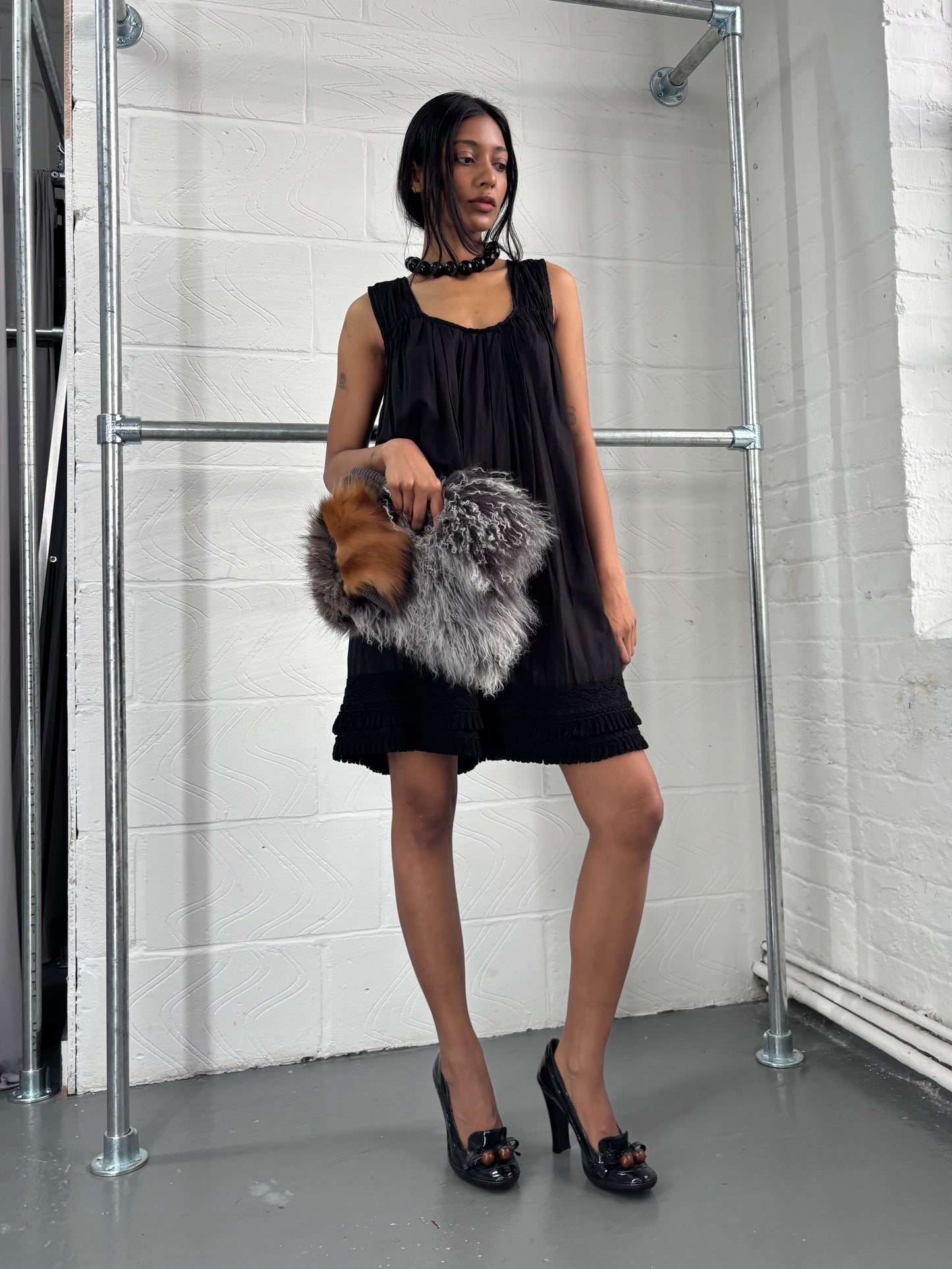 ZUCCA COTTON SHEER DRESS
