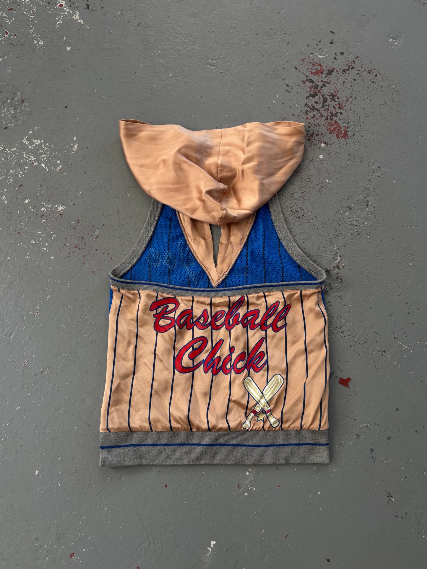 D&G SS02 BASEBALL SILK HOODED TANK