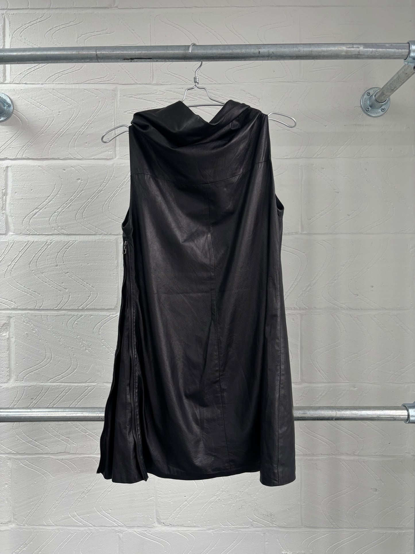 SARAH PACINI LEATHER DRESS