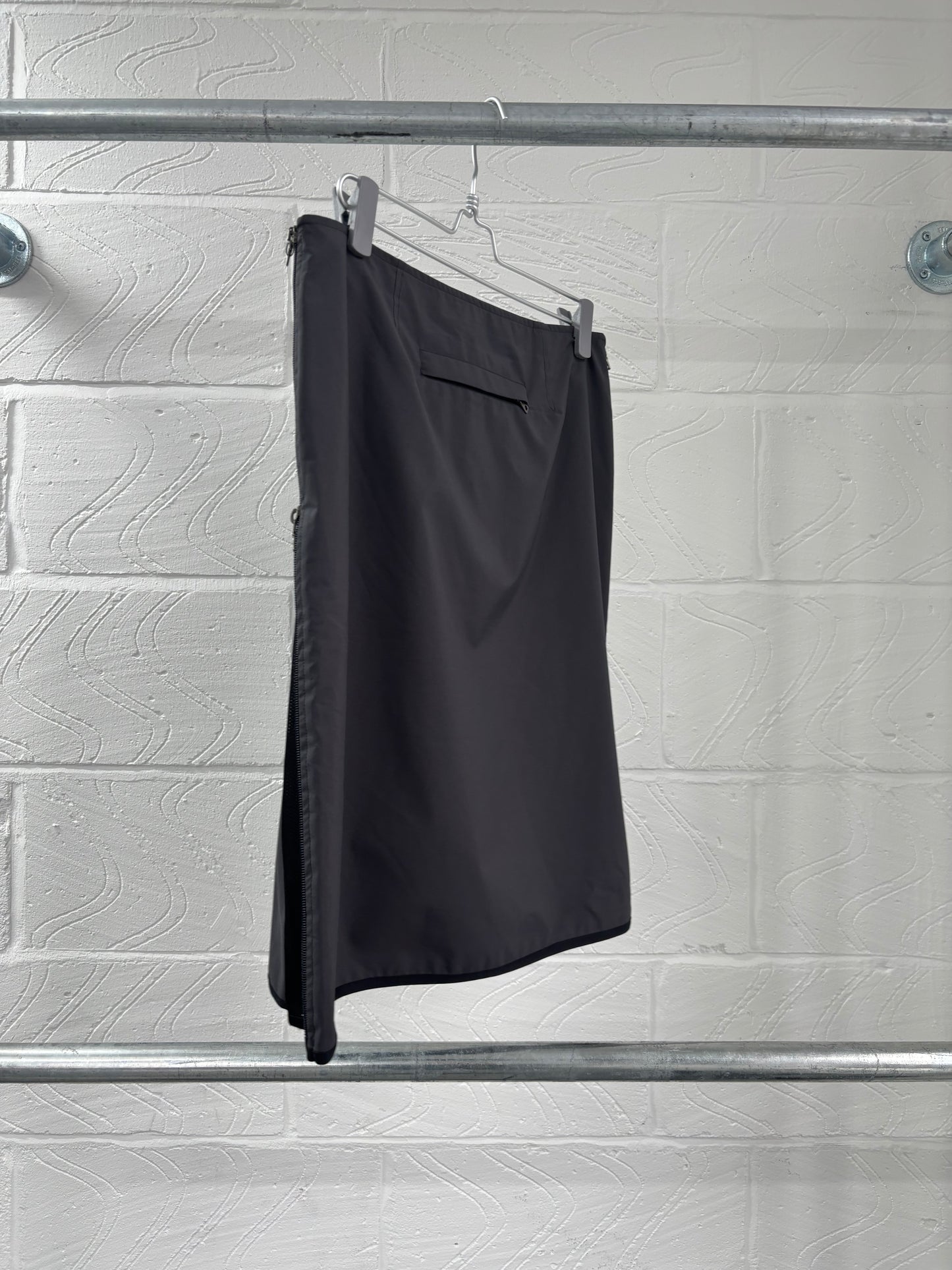 PRADA SPORT ZIP DETAIL SKIRT