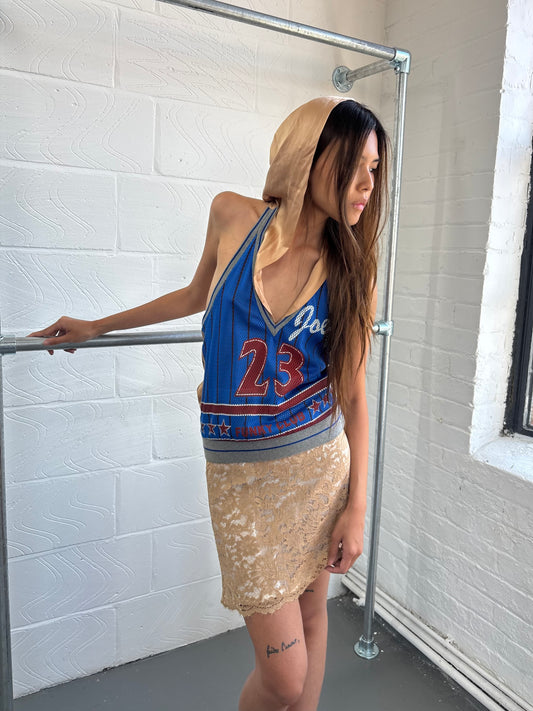 D&G SS02 BASEBALL SILK HOODED TANK