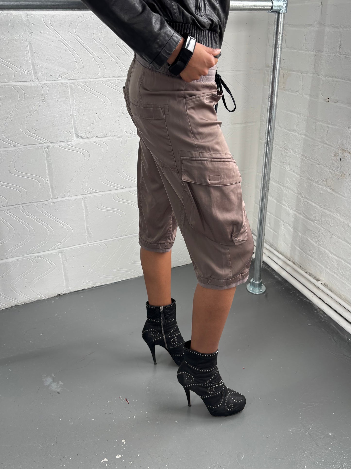 JAPANESE DESIGNER LONG UTILITY SHORTS
