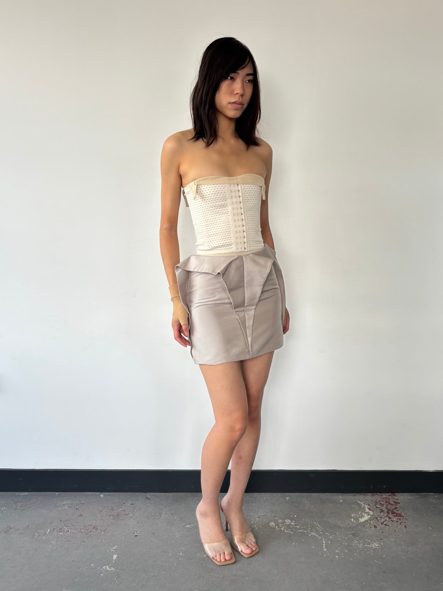 AMAYA ARZUAGA STRUCTURED SKIRT