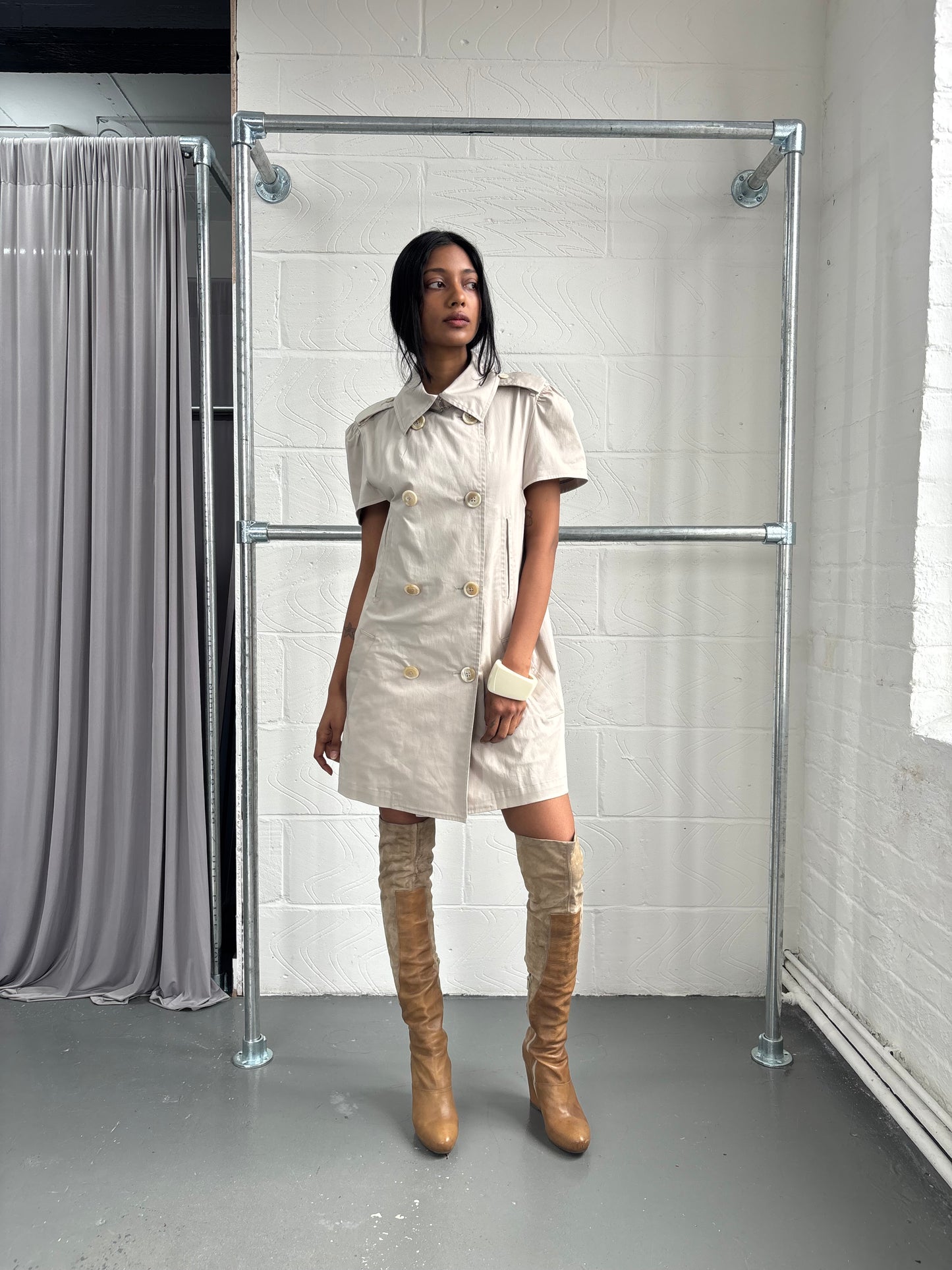 Y3 SAMPLE TRENCH DRESS