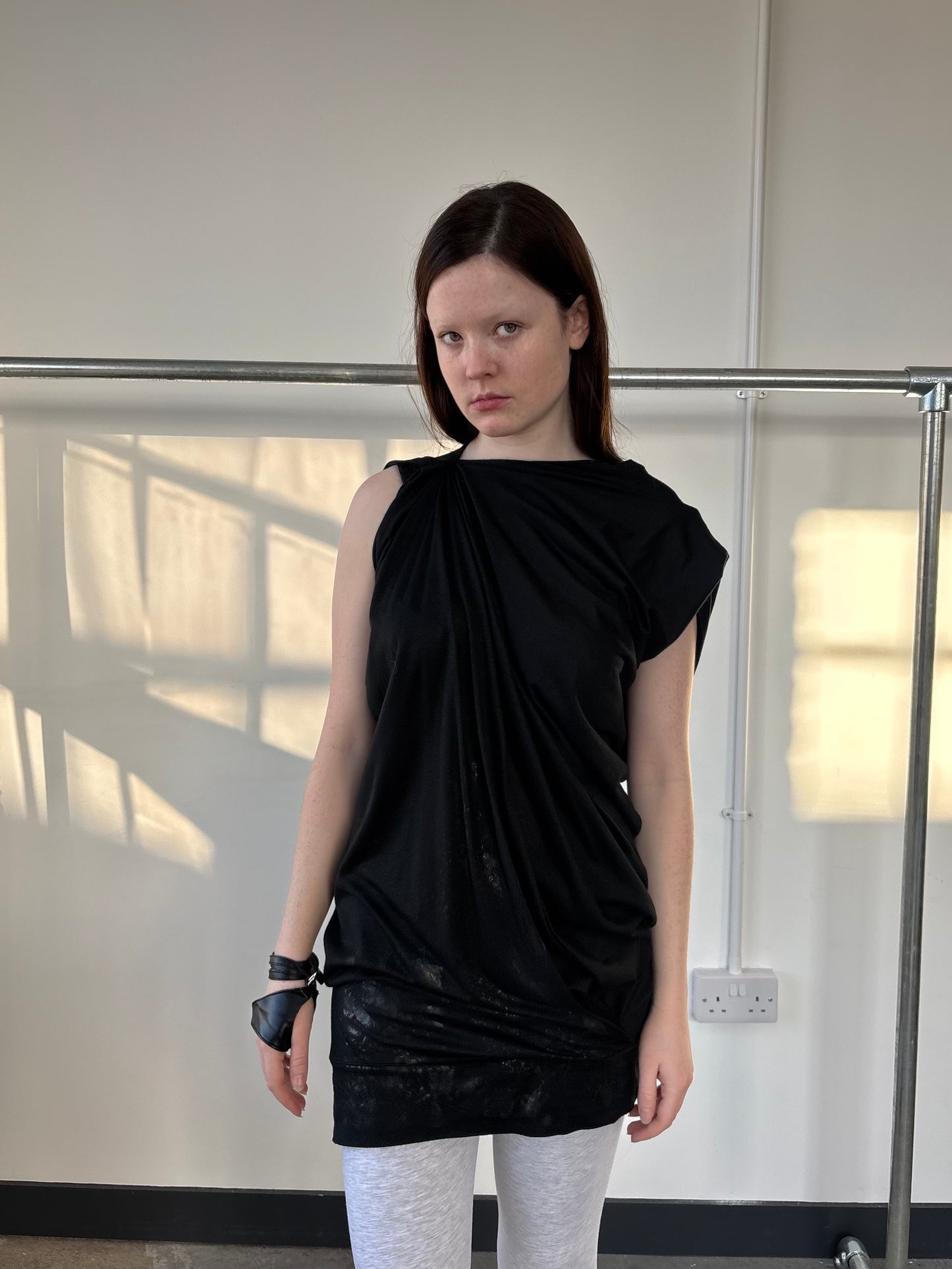 ITALIAN DRAPE ASYMMETRIC TOP