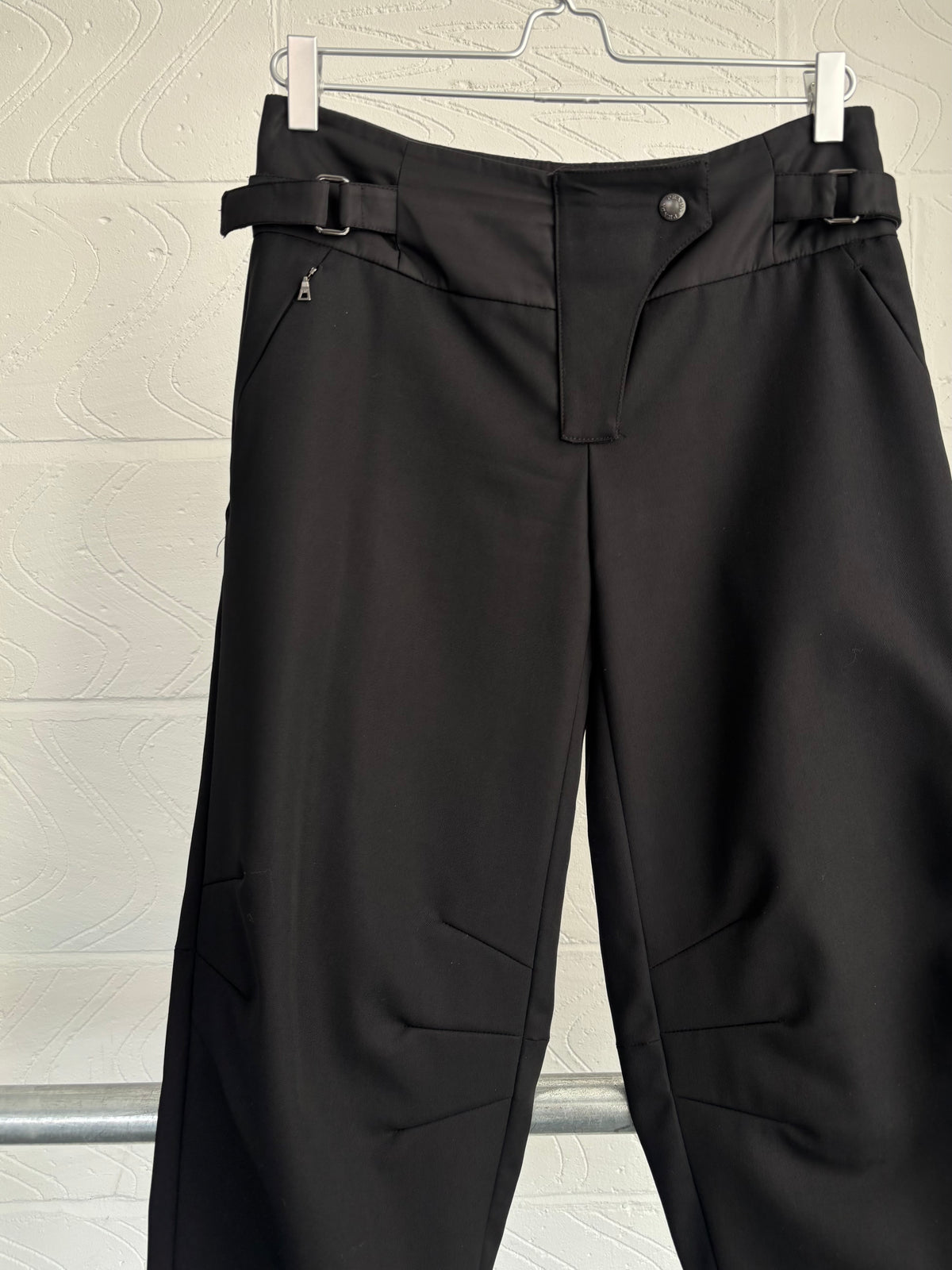 PRADA CIRCA 2007 WOOL CROPPED TROUSERS