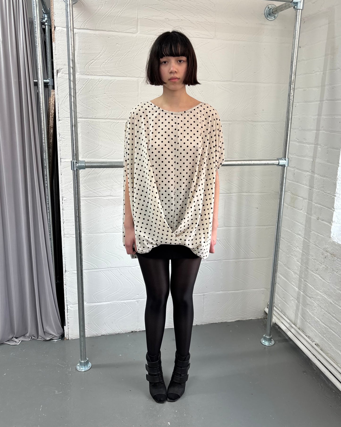 JAPANESE DESIGNER POLKA DOT BUBBLE DRESS