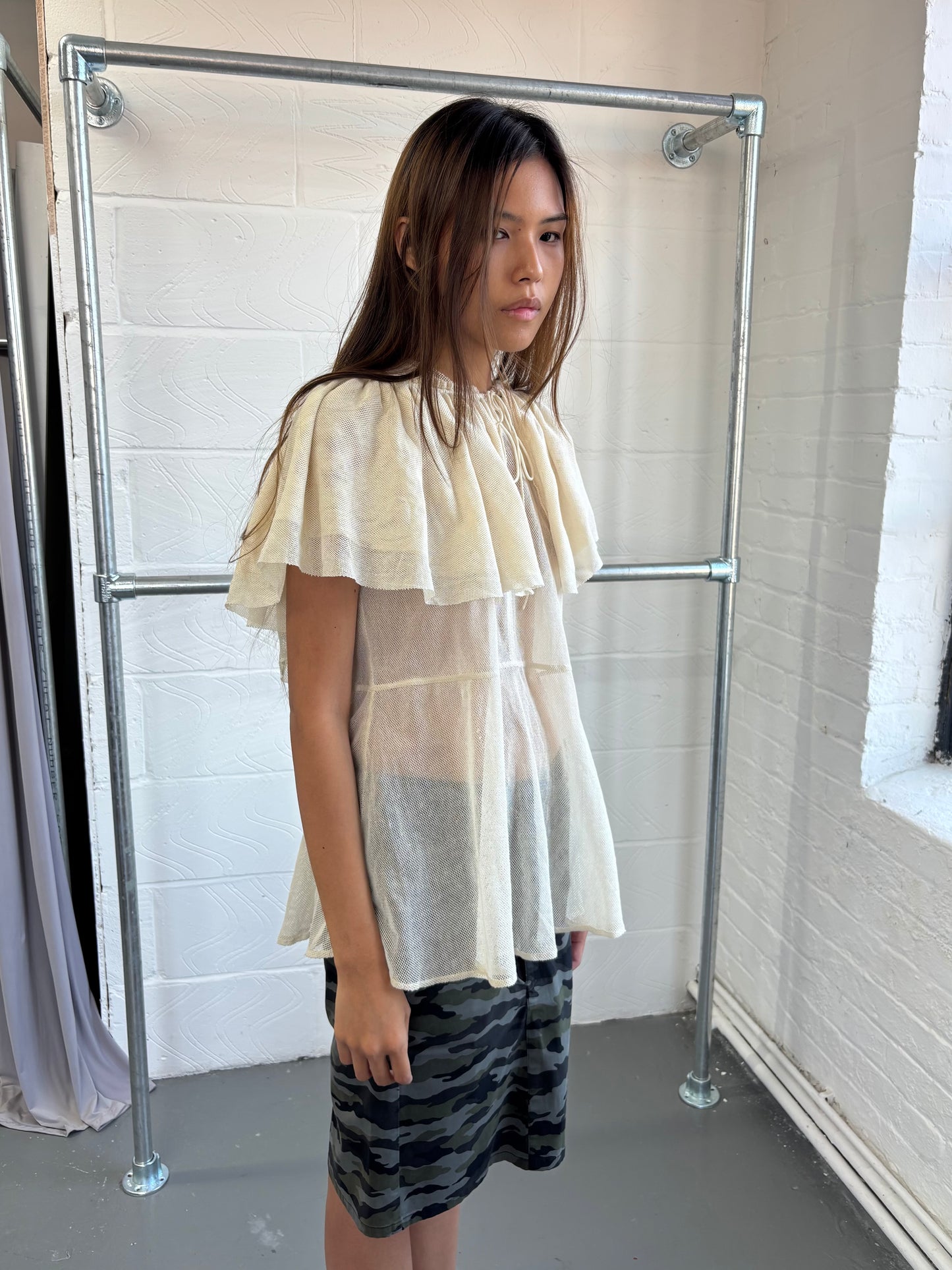 2 PIECE NETTED TOP