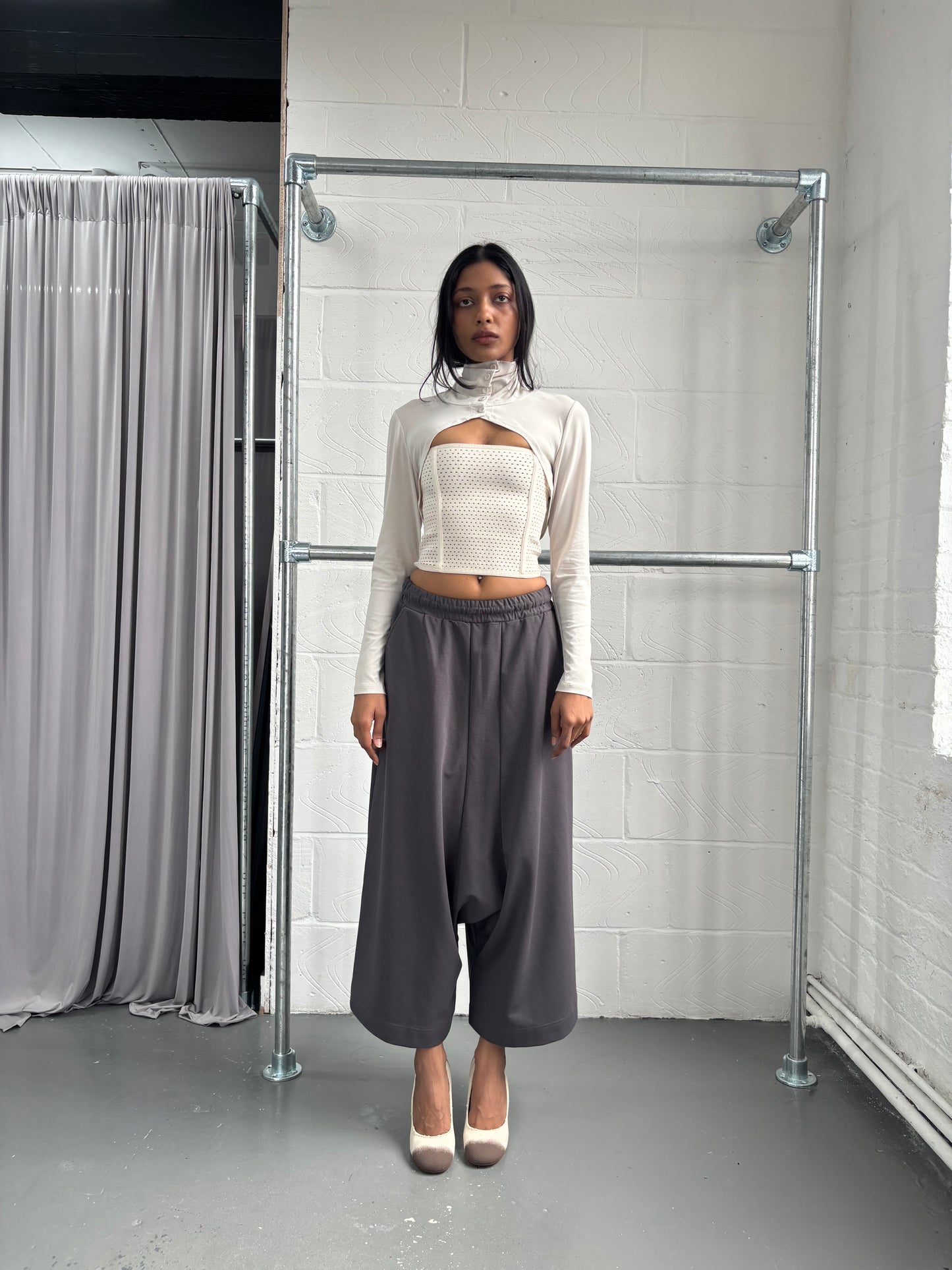 ZUCCA DROP CROTCH TROUSERS