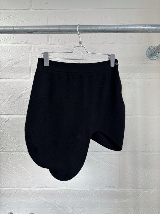 VIVIENNE WESTWOOD WOOL DEFORMED SKIRT