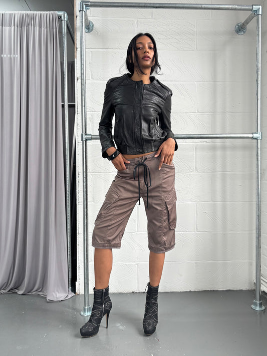 JAPANESE DESIGNER LONG UTILITY SHORTS
