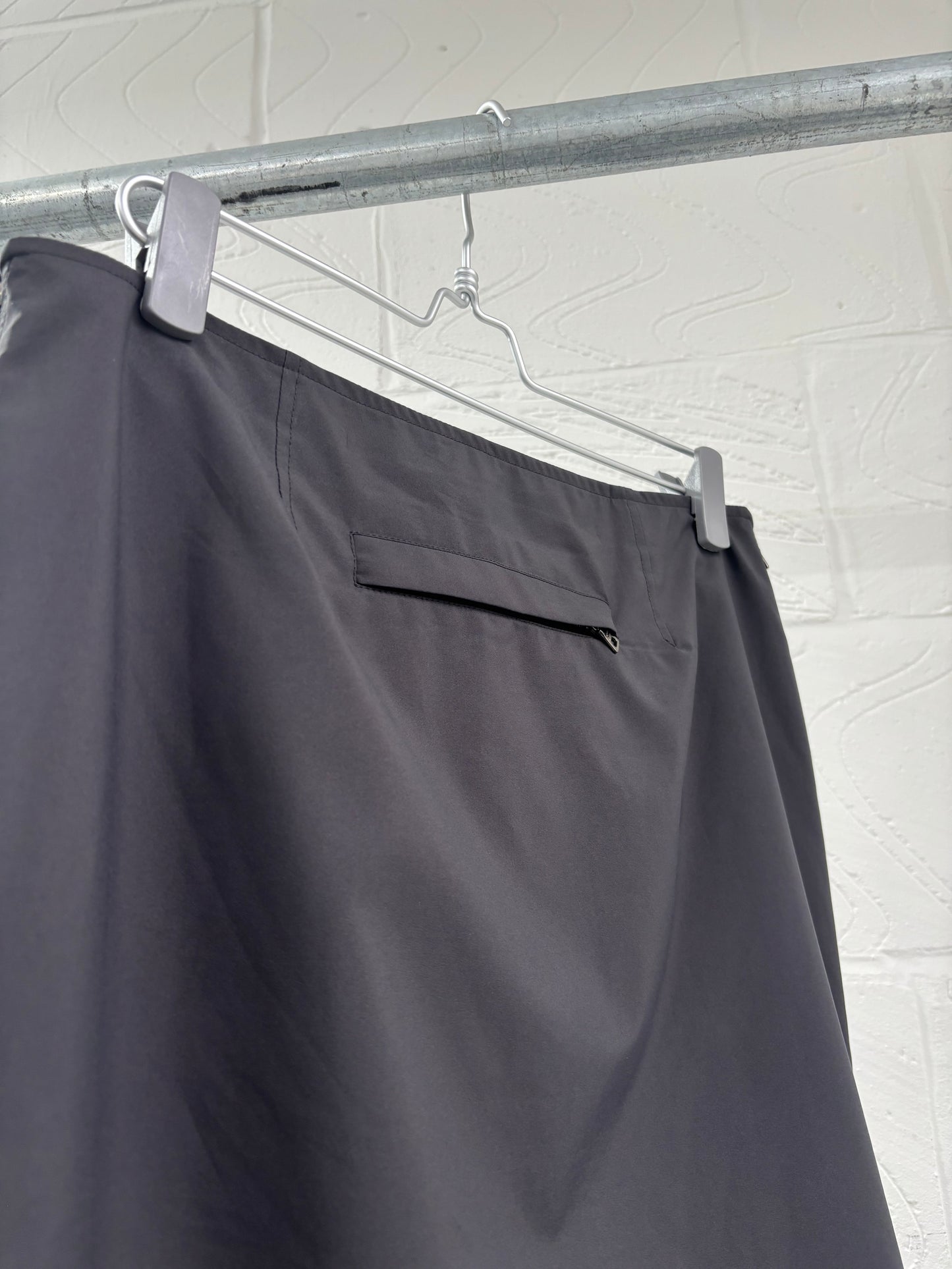 PRADA SPORT ZIP DETAIL SKIRT